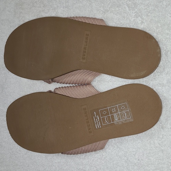 Everlane The Day Crossover Sandal Reknit Light Taupe Size 6 - Picture 5 of 8